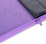 Vault X Exo Tec Zip Binder 9 Pocket 360 Cards Purple view 4