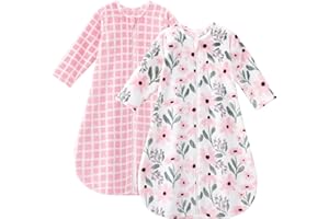 Yoofoss Baby Sleep Sack 6-12 Months, Long Sleeve Sleep Sack 1.5 Tog, Fleece Baby Wearable Blanket with 2-Way Zipper, Soft Warm