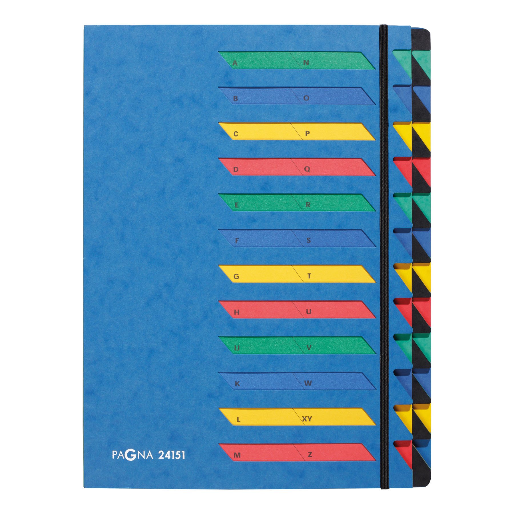 Pagna Classic Desk Organiser 24 Compartments A-Z Blue