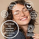 Its Pure Organic Herbal Hair Dye Dark Brown 110g Brand New view 3