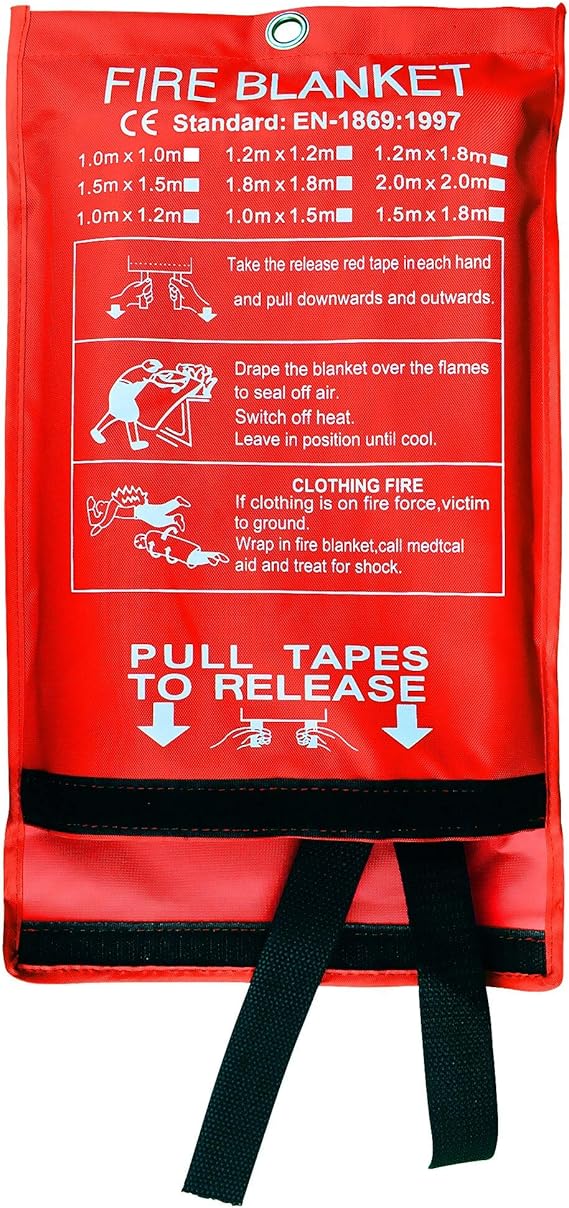 Aaaspark(39"X39" Fire Blanket Fiberglass Fire Emergency