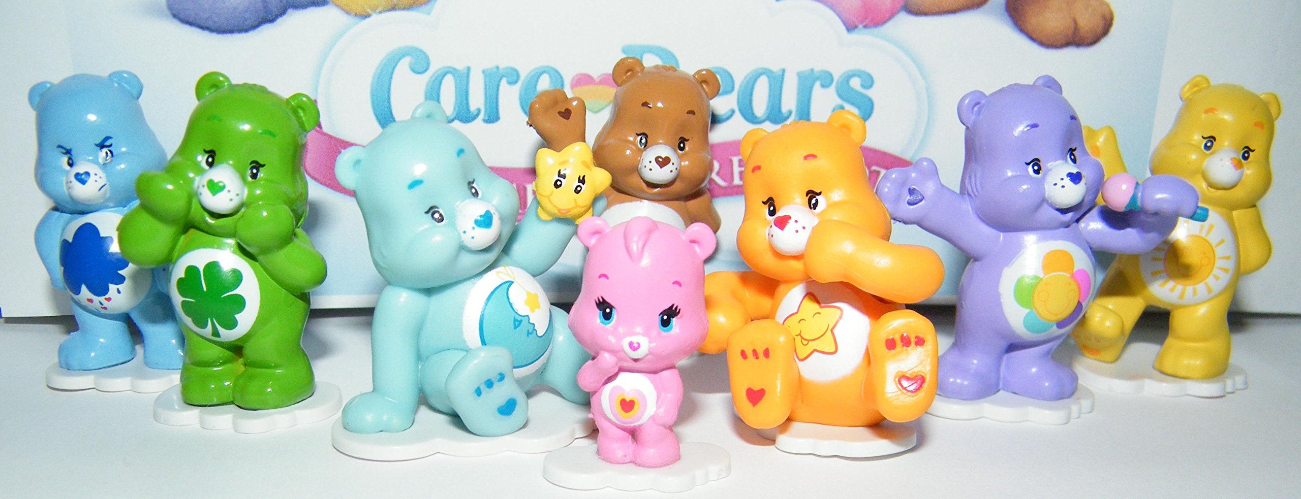 Care Bear Deluxe Figure Toy Set of 17 Different Care Bears with
