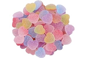 LOPURO 50 pcs Jelly Sugar Soft Candy Flatback Charms, DIY Craft Making Resin Jewelry Making Kit, Soft Candy Resin Flatback Beads for DIY Scrapbooking Hair Clip Crafts Cell Phone Case Making