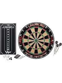 Viper Razorback Official Competition Bristle Steel Tip Dartboard Set with Staple