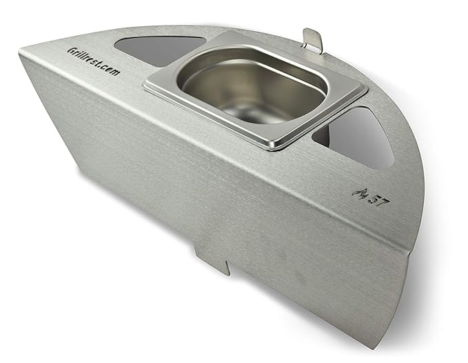 Grillrost.com Das Original Kugelsmoker für Ø 57er Kugelgrills - Mach aus deinem Kugelgrill einen Smoker! Low & Slow BBQ wie v