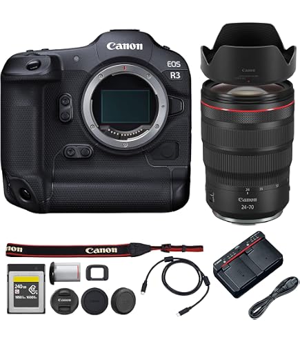 Amazon.com : Canon EOS R3 Mirrorless Camera (4895C002) + Sony 64GB