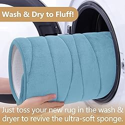 Buganda Memory Foam Bathroom Rug Mat 30x20, Extra