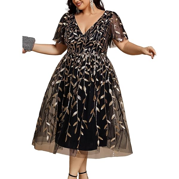 Homecoming Dresses Macy's Navy Blue Cocktail Dress Ever Pretty Plus Size  Ever-Pretty Plus Women's V