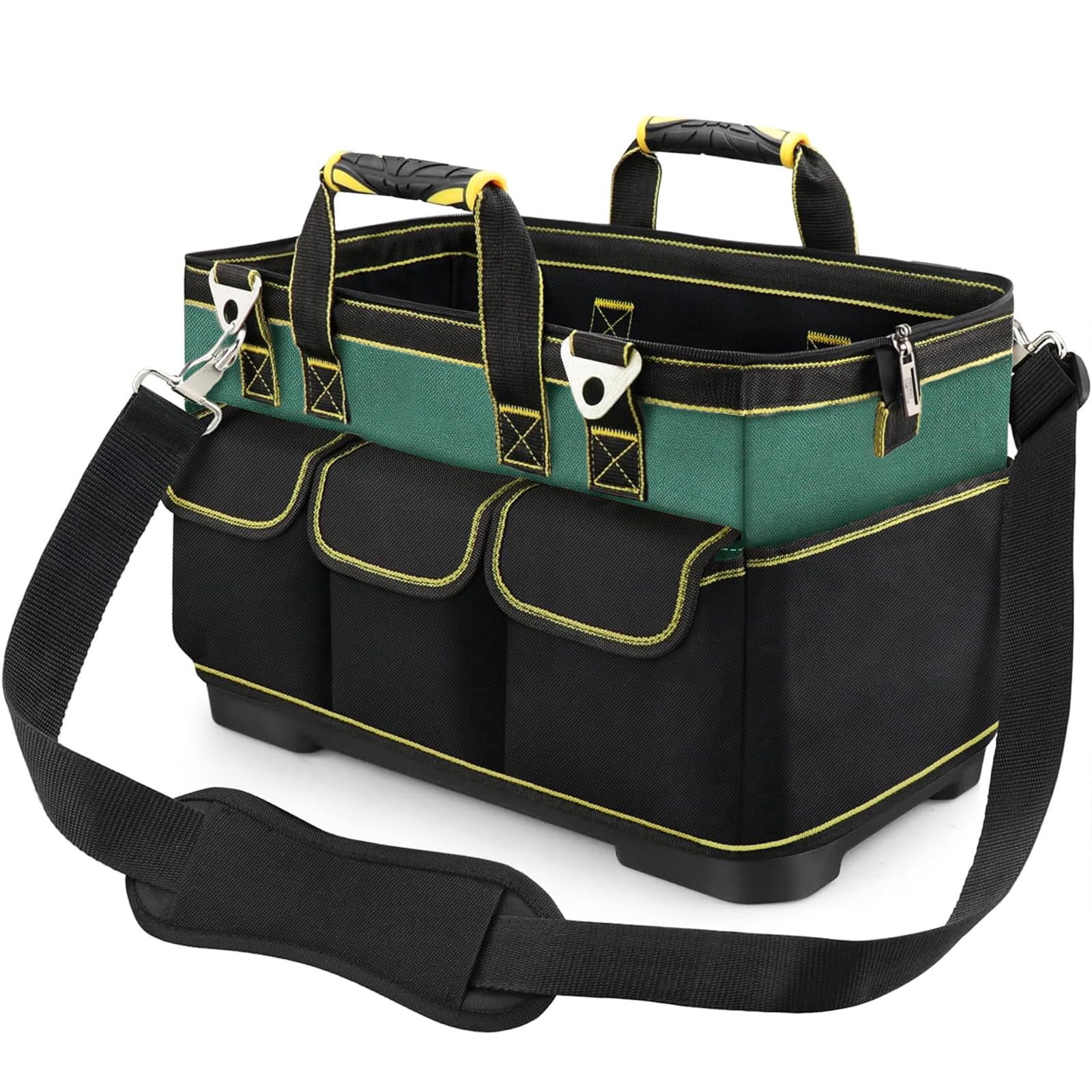 17 Inch Open Top Tool Bag with Hard Bottom, Tool