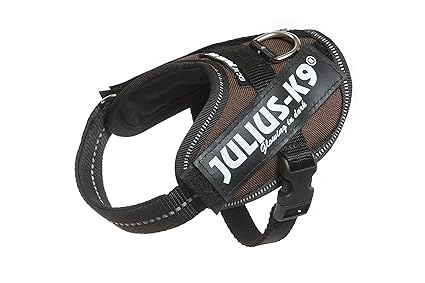 JULIUS K-9 IDC-Powergeschirr mit Logofeld,Baby 2 Schokoladenbraun