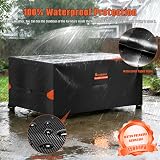 Kovshuiwe Garden Furniture Cover 200x100x74 cm Waterproof UV 420D view 4