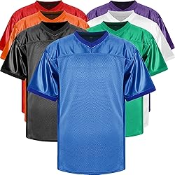 JKNAKN Blank Football Jerseys Mesh Athletic