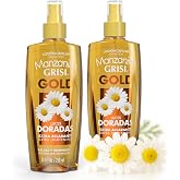 Manzanilla Grisi Hair Lotion Gold | Leave-In Spray | 8.4 fl oz | 2-Pack | Chamomile extract for golden highlights, detangles and softens hair with every use