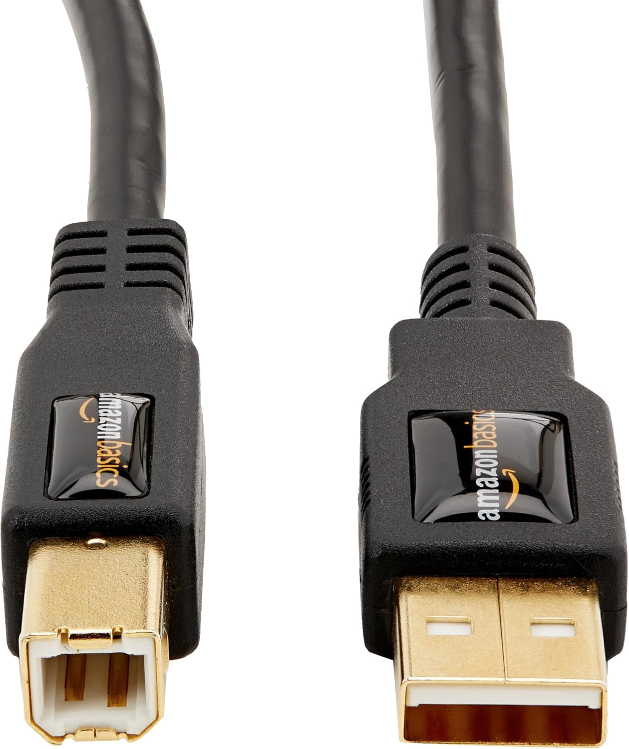 Basics USB 2.0 Printer Cable - A-Male to B-Male Cord - 6 Feet (1.8 Meters), Black: Computers & Accessories