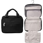 Baggallini Hanging Travel Toiletry Kit - Lightweight 6x10 Inch Makeup Bag