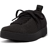FitFlop Women's Rally E01 Multi-Knit Trainers All Black 2
