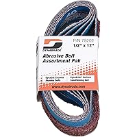 Dynabrade 79202 1/2-Inch by 12-Inch Belt Assortment Pak, Assorted