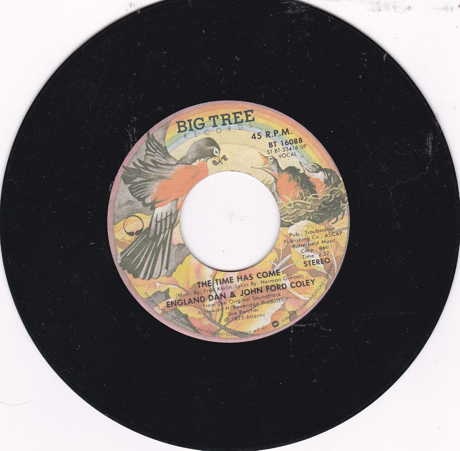 England Dan John Ford Coley 45vinyl The Time Has Come It S Sad To Belong 7 45 Rpm Amazon Com Music