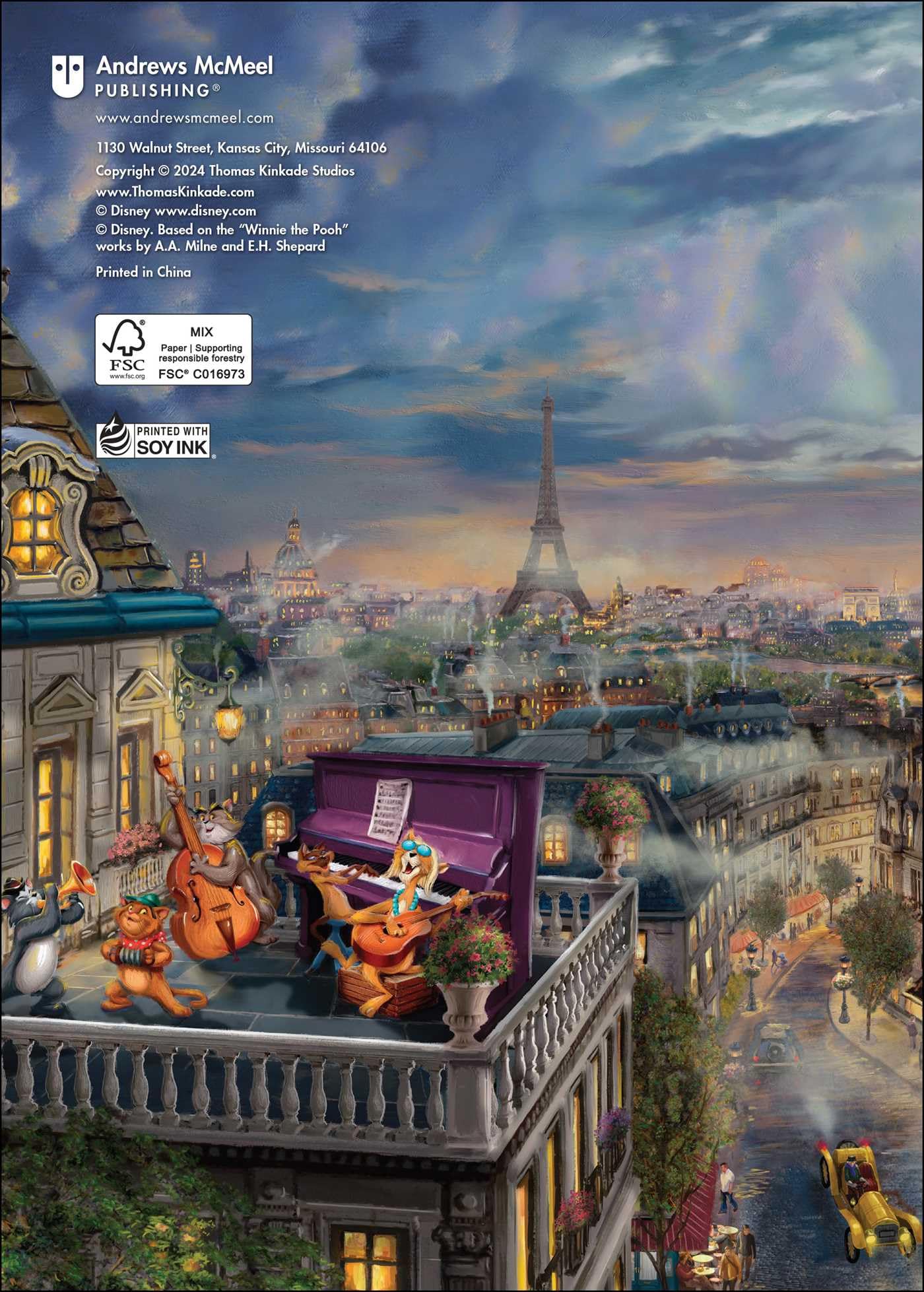 Disney Dreams Collection by Thomas Kinkade Studios: 12-Month 2025 Monthly/Weekly