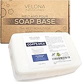velona 2 LB - Goats Milk Soap Base SLS/SLES free | Melt and Pour | Natural Bars For The Best Result for Soap-making