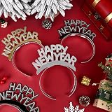 RUIYELE 18Pcs New Year Headbands Set - Glitter Tiara Hair Accessories view 4