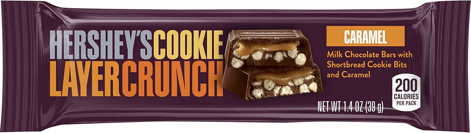 Hershey's Cookie Layer Crunch Caramel Standard Chocolate Bar 39 g ...