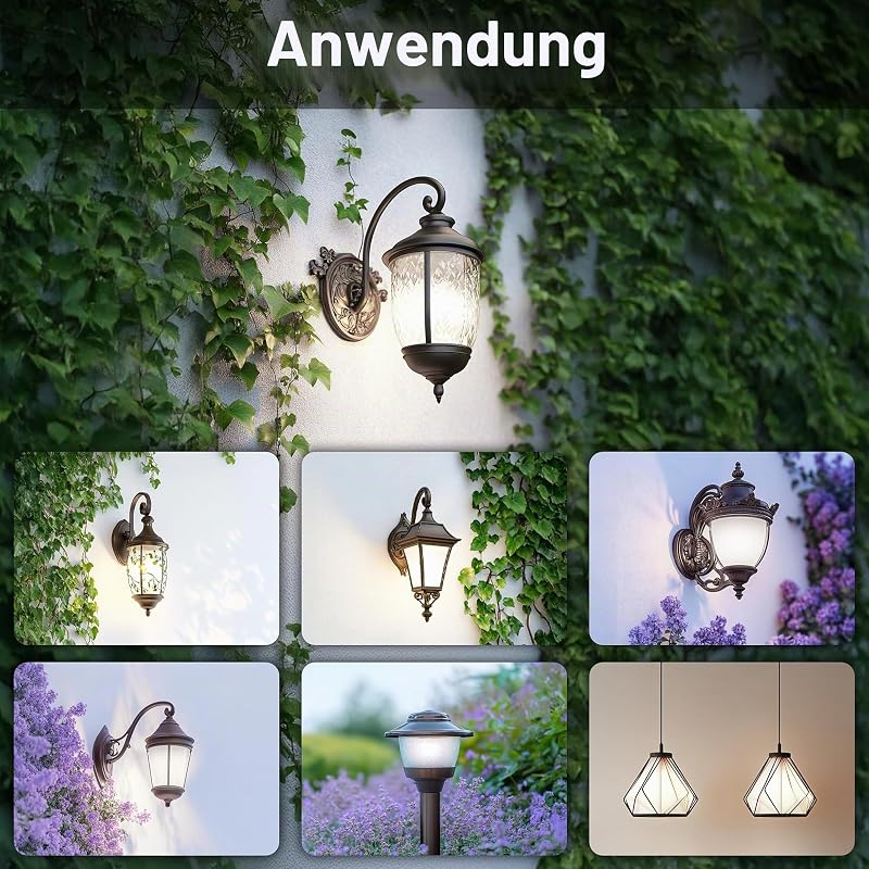 E27 Glühbirne mit Lichtsensor, LED Lampe Tageslichtsensor,Tageslicht, 2 Stück — Foto 4 von 8