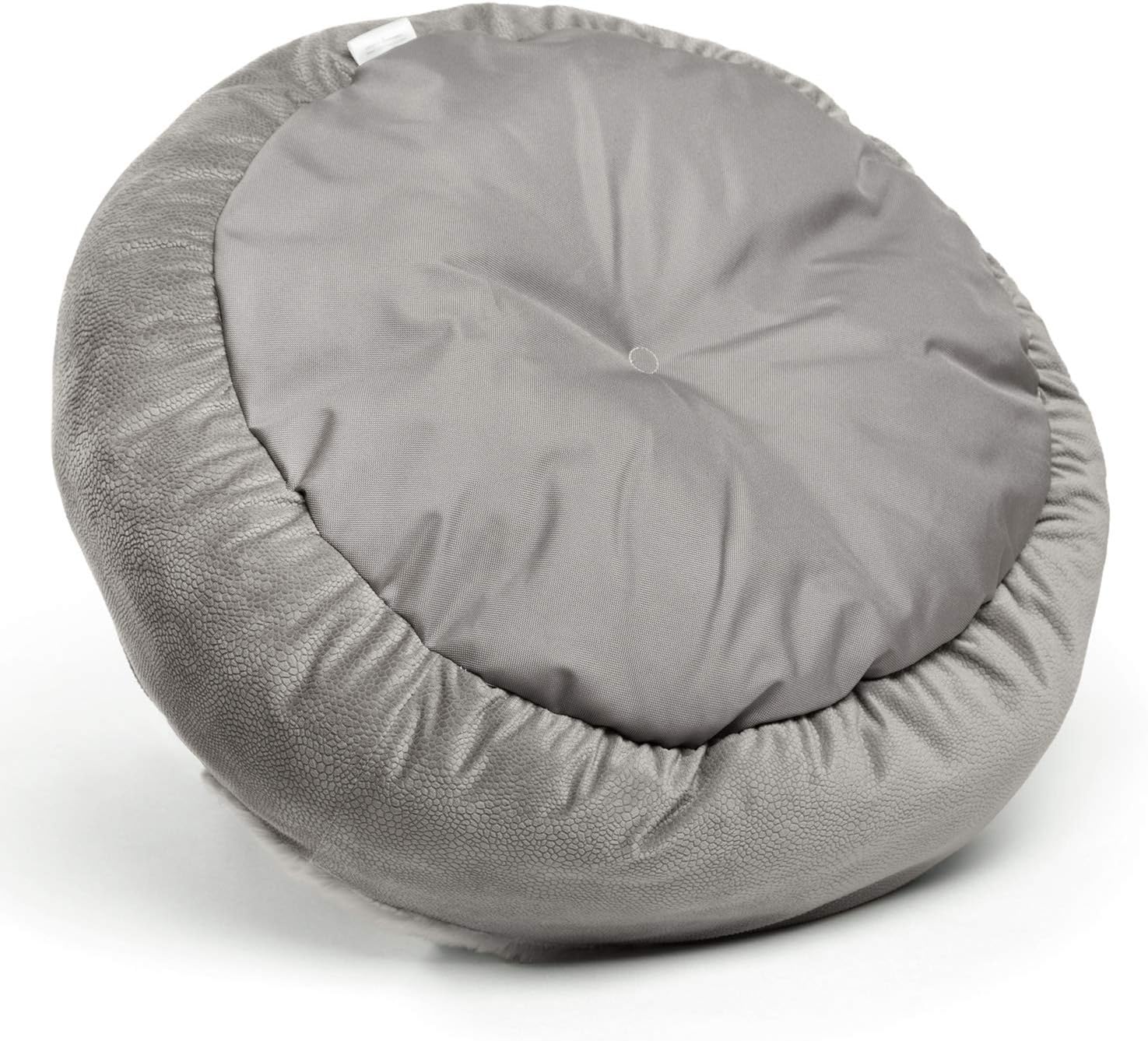 Best Friends by Sheri Cozy Cuddler Luxury Orthopedic Dog and Cat Bed with Hooded Blanket for Warmth and Security - Machine Washable, Water/Dirt Resistant Base - Standard Grey Ilan : Pet Supplies