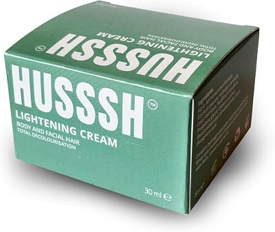 HUSSSH Hair Lightening Cream for Face & Body with Accelerator 30ml Kit