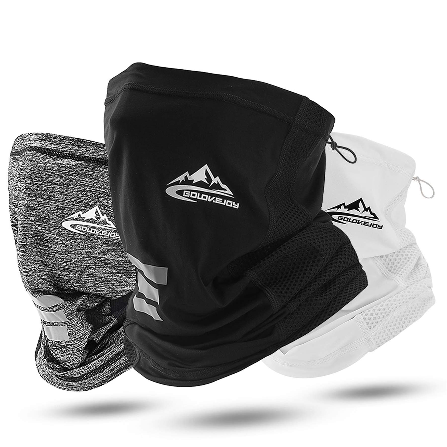 Cooling Neck Gaiter - Unisex Face Neck Cover Sun UV Protection Bandana Balaclava Face Covering Face Scarf Motorcycle Face Scarf Ice Silk Windproof Anti-dust Adjustable for Women Men Outdoor Sports