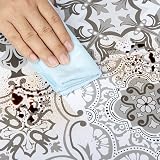 Hode Tile Stickers 24pc 15x15cm Moroccan Grey White PVC Waterproof Self Adhesive view 7