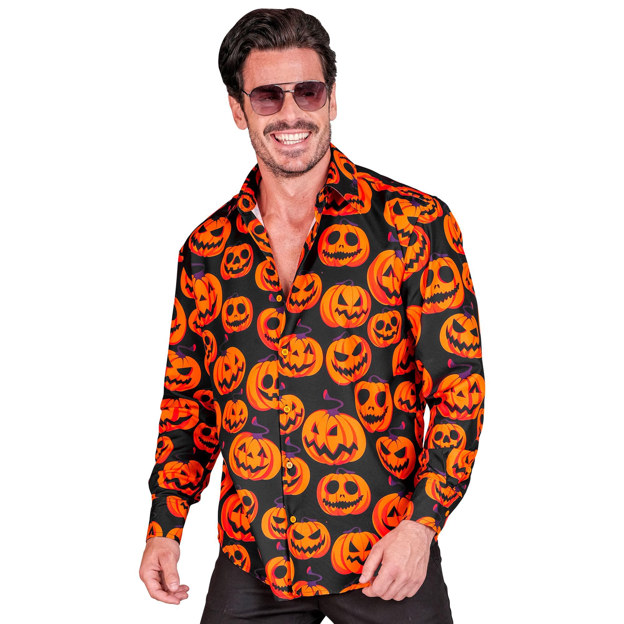 Widmann W MILANO Party Fashion - Men's Long Sleeve Shirt Halloween Fancy Dress Shirt