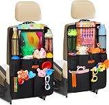 SURDOCA Car Seat Organizer With Tablet Pocket 11 inch Waterproof Kick Mat 8