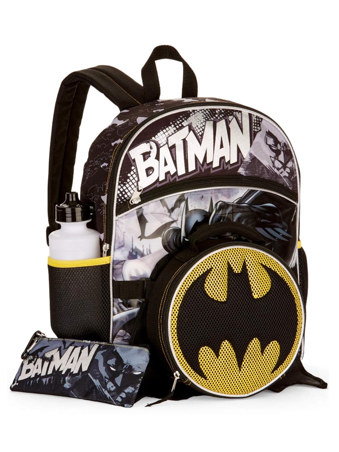 backpacks with lunch box and water bottle