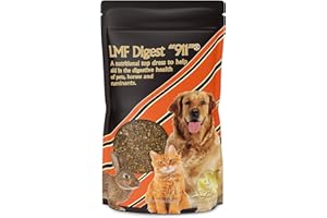 LMF FEEDS LMF Digest 911" 1 Pound prebiotic and probiotic Supplement for Horses, ruminants and Pets