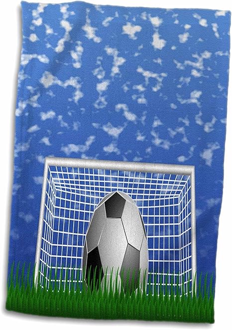 Amazon 3dローズfloreneスポーツ サッカーnブルーskies タオル 15 X 22 Twl 1 ハンドタオル ホーム キッチン オンライン通販
