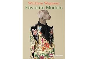 William Wegman Favorite Models 2026 Wall Calendar