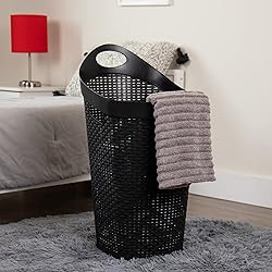 Mind Reader 60L Rolling Laundry Hamper, Clothes