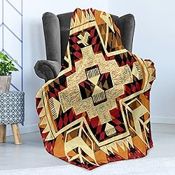 Ambesonne Arrow Throw Blanket, Inspired Pattern