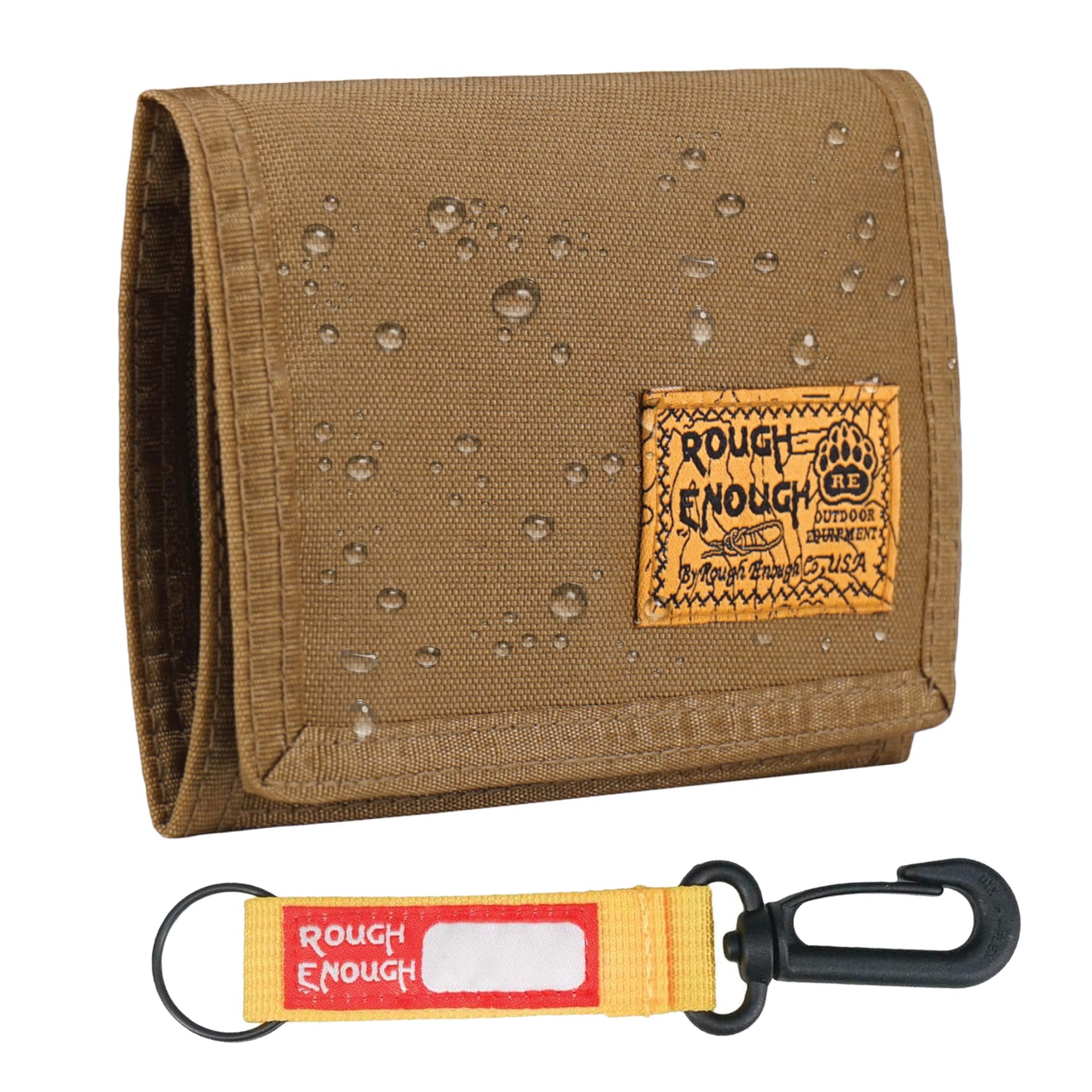 Rough Enough Mens Kids Boys Wallet for Teenagers Boy Credit Card Holder Trifold Personalised Purse in Camo with Zip Coin Pocket Cool Teen Boy Gifts