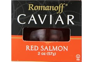 Romanoff Caviar Red Salmon, 2 Ounce Jar