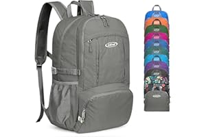G4Free 40L Lightweight Packable Hiking Backpack, Waterproof Travel Daypack