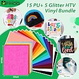 VINYL FROG 60pcs Cricut Accessories Bundle Permanent Vinyl HTV Mats Tools view 3