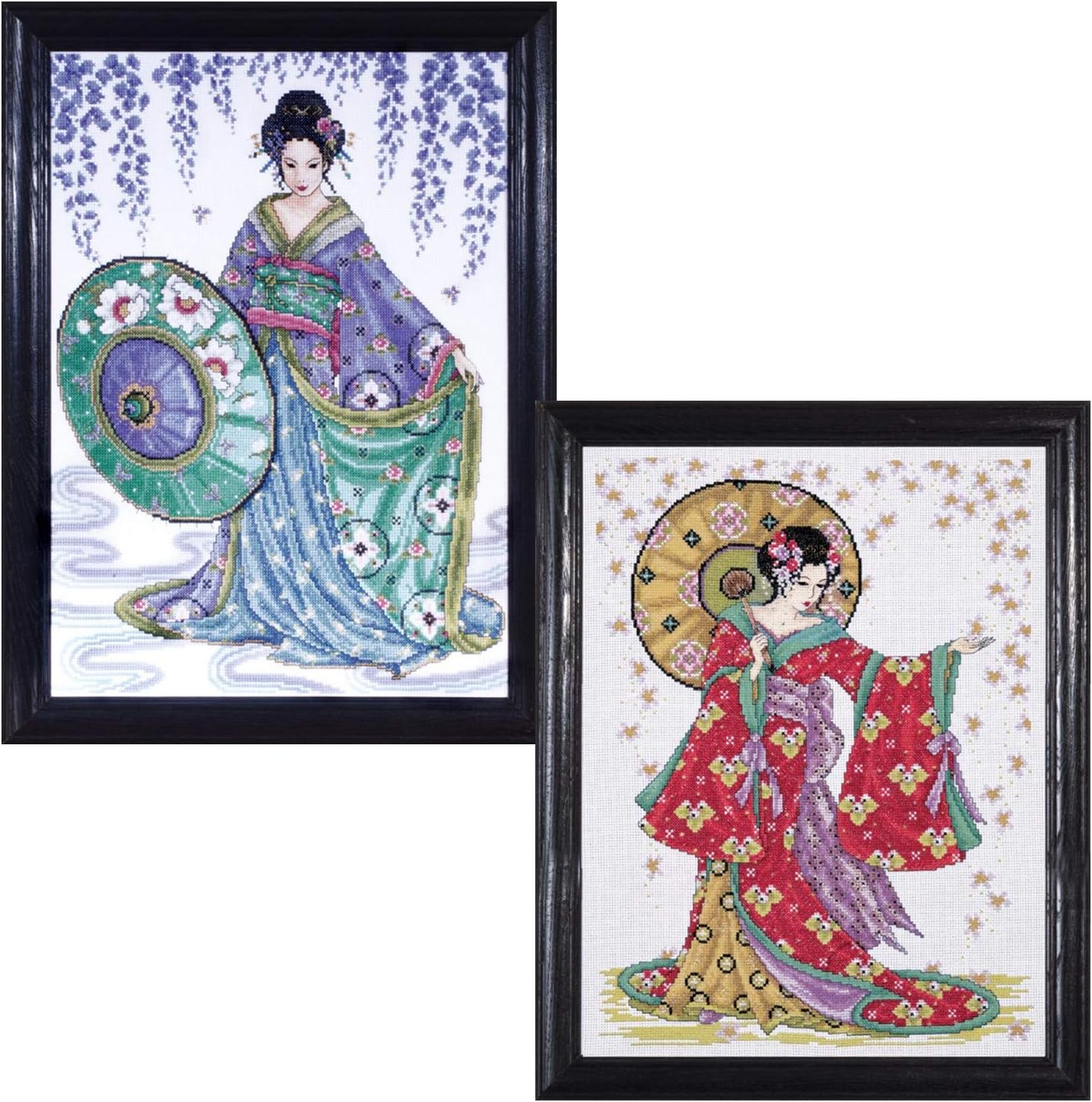 Design Works Oriental Décor 2 Geisha Counted Cross