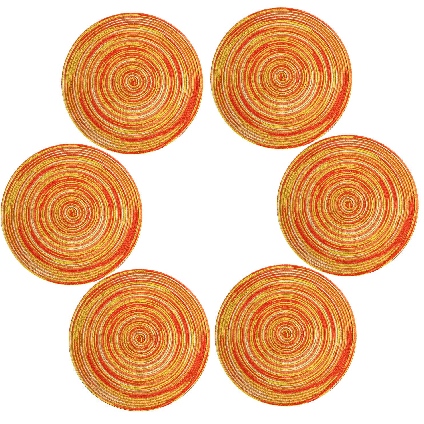 Best Yellow Table Placemats Set Of 6