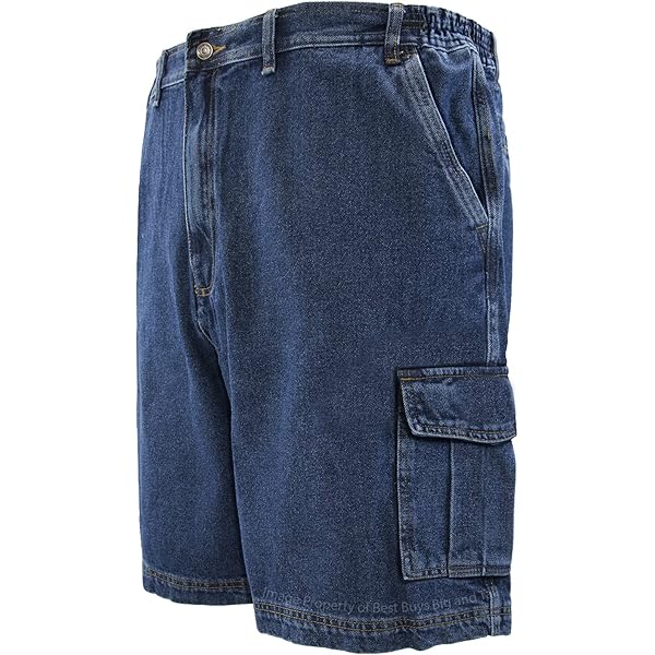 ROCXL Big & Tall Sizes 42 – 72 Men's Denim Shorts 5-Pocket