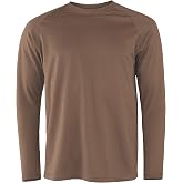 Terramar Fleece Long Sleeve Crew, Military Brown, Tall/XX-Large/50-52, W8369T