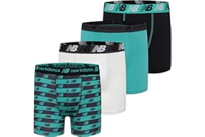 New Balance Boys Boys' Performance Boxer Briefs (4 Pack) Boxer Briefs
