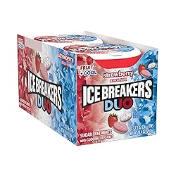 ICE BREAKERS Duo Fruit Plus Cool Strawberry