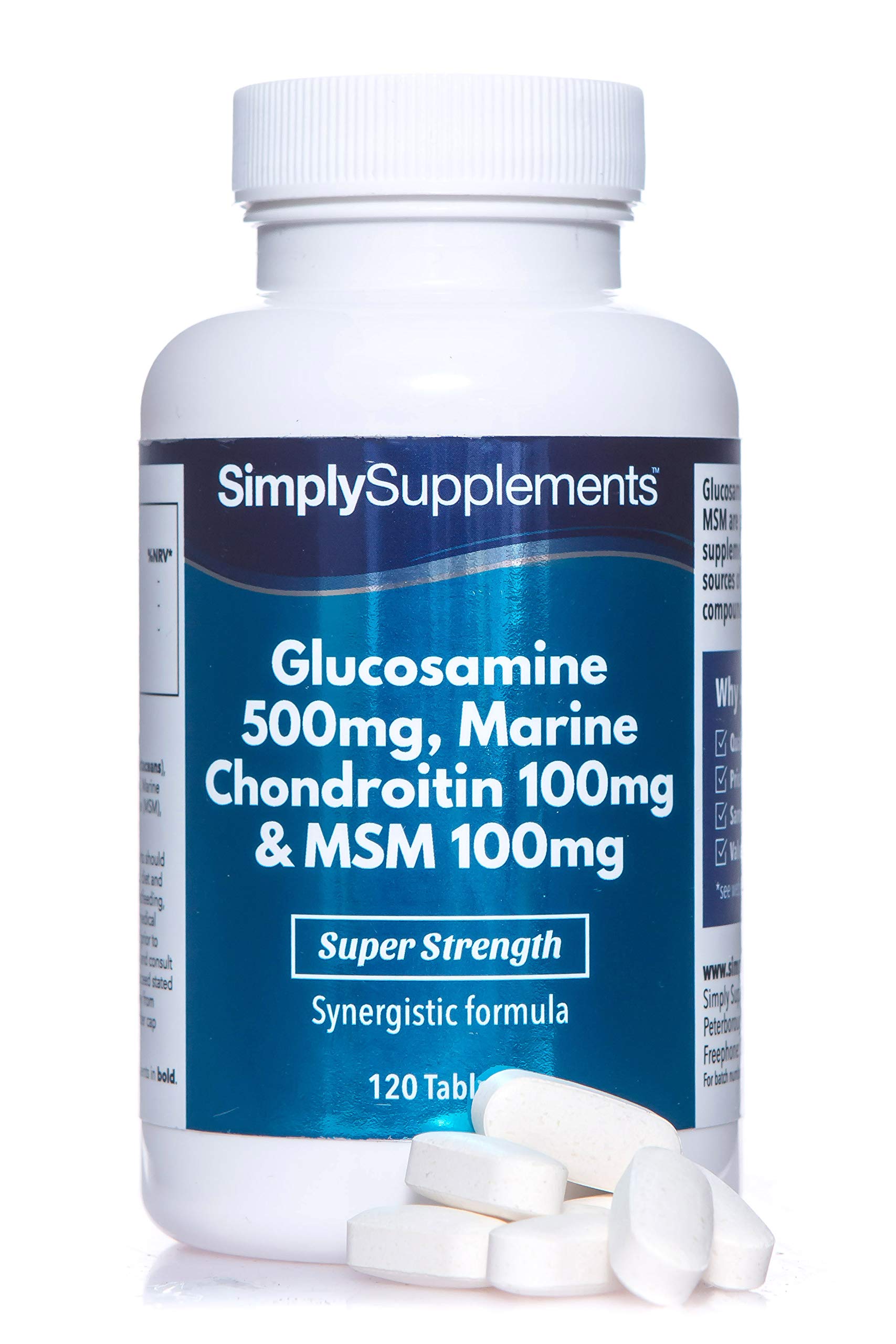 Glucosamine, Chondroitin & MSM Comprehensive Formula to Support an